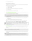 Page 139Restoring apps from Google Play
Upgraded to a new phone, replaced a lost one, or performed a factory reset? Restore
apps that were downloaded previously.
1. Open the Play Store app.
2. Tap 
 > My Apps .
3. Swipe to All tab, and then tap the app you want to restore.
4. Install the app.
For more details, refer to the Google Play help.
Downloading apps from the web
You can download apps directly from websites.
Apps downloaded from websites can be from unknown sources. To protect HTC
One and your personal...