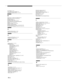 Page 92Line ringing, 3-1, 3-4
Lines, testing during installation, 2-7
Loudspeaker paging systems, 1-4, 2-13Restricting outgoing calls, 3-2
Retrieving a held call, 4-7, 5-3
Ringer Equivalence Number (REN), 1-5
Ringing patterns, 4-2, 5-2
RJ11 jack, 1-5, 2-1, 2-6
Rotary service, 2-12
MRotary telephones, see Standard Phones
Maintenance, modules and telephones, 8-1
Making calls, 4-6 to 4-7, 4-9, 5-2, 5-4
Message indicator, 4-1
Microphone (Mic) button, 4-1, 4-3
MLS-model phones, see PARTNER phones
Modems, 1-3, 1-4,...