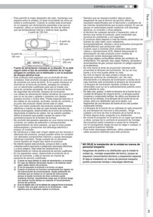Page 119  
  ESPAÑOL/CASTELLANO
 
 
3
Para comenzarPreparación
Funcionamiento básico
Resolución de problemas
Conﬁ
 guración
Otros 
