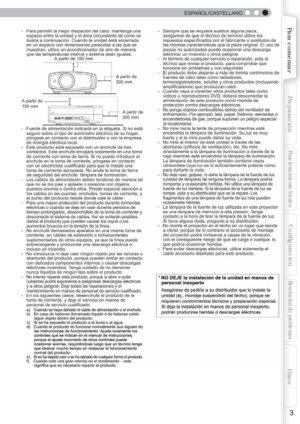 Page 123 
 
  ESPAÑOL/CASTELLANO
 
 
3
Para comenzarPreparación
Funcionamiento básico
Resolución de problemas
Conﬁ guración
Otros 