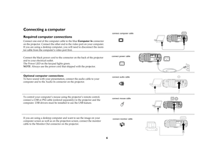 Page 66
Connecting a computerRequired computer connections			0/		1!	/	1!	Computer In	
/	4	 	/	/		0/	0		 
	#0		!!		00	/	+
1!	/		C0	 
	/	1!	0/		/	1/	4	
0	!	!!	 
./		*&5/		0!#/#		 

!	/	...