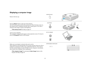 Page 77
Displaying a computer image <		/	!	 
	/	Powe r1/	/	4	 
./	*&5!/	#		0/	 /	/	!	
/			0!	00/	*&5	0#		 	
	/	#	/		!!1#/	 
? No startup screen?A	/	!#	 (, 
.	 
./		C#	/!0	/	4			 0	C
	/	Computer1/		0 
		!C	=...