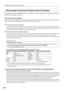 Page 18E-18
Connections with the Personal Computer
Please check the matters described below when the image of the personal computer is not projected or when there is
projection but the image is not correct.
● The image is not projected
When the external output signal from the personal computer is not input to the MP-20E, No signal being input is displayed on the
display screen of the MP-20E. Should this occur, please check the following matters.
1Try restarting the personal computer.
When the MP-20E is...