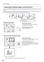 Page 26E-26
Capturing the Projection Image
A press of the FREEZE/CAPTURE button captures the currently projected OHP image and saves it as one or more
images.
The captured image is automatically stored in the projector’s internal memory as up to 4 OHP images; thereafter, each
time an image is captured, the oldest image will be replaced with the latest image.
Regular Operation
Effective Only with OHP Input
1234
Viewing captured imagesOperation with the Projector
A list display of captured images is not available...