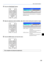 Page 33E-33
4Press the POINTER/SET Button
Switches the menu to the sub menu (i.e., the Keystone
adjustment menu).
Menu Operation Method
5Make the adjustment with the SCROLL  buttons while checking the projection image
SCROLL  button: Each press causes the numerical value
to decrease.
(The lower portion of the projection im-
age becomes narrower.)
SCROLL  button: Each press causes the numerical value
to increase.
(The upper portion of the projection im-
age becomes narrower.)
6Press the MENU button and close...