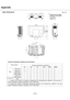 Page 6261
300
150
238
58
10
534.5
193.4176.9
146
380 5.
398 5.
465 1.
LCD PROJECTOR
LENS RELEASE
114
Appendix
Outer dimensions
Content of hazardous substances and elements
Name of parts
Hazardous substances and elements
Plastic parts
Pb Hg Cd Cr6+ PBB PBDE
Metal parts»»»»»» » » »
» »
Optical parts
»
»»»»
PCB assembly× ××
»»»»»
Body
Other parts
×»»»»»
Remote control×»»»»»Accessories
Cable×»»»»»
»: It means that contents of hazardous substancesin all homogeneous materials in...