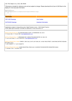 Page 3CE, FCC Class A, UL, CCC, CB, RoHS 