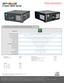 Page 21 Based on 4-6 hour/day operational profile.  Venue and application conditions may impact actual lamp life. See Digital Projection’s Product Warranty Statement for details on lamp warranty. Installations requiring horizontal or vertical tilt orientations greater than 15 degrees may reduce the       actual operational hours of one of the two lamps.
PARAMETERS
E-Vision 8000 Series
Accessories     Part #Single 400W Lamp & Housing (2 required)      112-531Adjustable Ceiling Mount    TBAInfrared Remote...