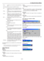 Page 51E-51
Store ............ Enables you to store the currently projected sig-
nal.
NOTE: This can be done by pressing CTL and ENTRY LIST buttons.
Cut ............... Enables you to remove a selected signal from
the list and place it on the clipboard in the Pro-
jector.
Copy ............ Enables you to copy a selected signal from the
list and place it on the clipboard in the Projec-
tor.
Paste ........... Enables you to paste the signal placed on the
clipboard to any other line of the list. To do this,
select...