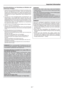 Page 7E-7
Important Information
Vorsichtsmaßnahmen zur Vermeidung von Bränden und
elektrischen Schlägen
1. Sorgen Sie für ausreichende Belüftung und stellen Sie außerdem sicher,
dass die Lüftungsschlitze frei bleiben, damit sich innerhalb des
Projektors kein Hitzestau bilden kann. Lassen Sie mindestens 20 cm
Abstand zwischen Ihrem Projektor und der Wand. Der Abstand zwischen
den Belüftung und anderen Gegenständen sollte mindestens 50 cm
betragen.
2. Vermeiden Sie, dass Fremdgegenstände wie Büroklammern und...