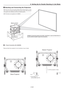 Page 38E-38
5. Setting Up for Double Stacking in Link Mode
1 Stacking and Connecting the Projectors
Master projector
Slave projector
NOTE: Up to two units can be gravity stacked without external support. In some
cases, however, two images will not align on the screen correctly. This will become
more apparent when displaying small text and detailed graphics.
NOTE: The frame is not supplied on HL 10000HD.
CAUTION: To prevent the projectors from falling, install them in a place and fasten them in away with...