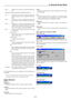 Page 51E-51
Store ............ Enables you to store the currently projected sig-
nal.
NOTE: This can be done by pressing CTL and ENTRY LIST buttons.
Cut ............... Enables you to remove a selected signal from
the list and place it on the clipboard in the Pro-
jector.
Copy ............ Enables you to copy a selected signal from the
list and place it on the clipboard in the Projec-
tor.
Paste ........... Enables you to paste the signal placed on the
clipboard to any other line of the list. To do this,
select...