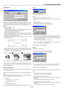 Page 65E-65
6. Using On-Screen Menu
Image Mode
Installation of the MM-IMGPRO and MM-SCALING options per-
mits the instantaneous switching of signals between two input
interface boards when “Seamless” of the “Image Mode” is se-
lected.
•Seamless Mode - active
- Select an input
-  Wait for “Transition Ready” to be displayed on the LCD screen
- Press the ENTER button to display the input.
- Next input appears immediately.
•Seamless operates between left and right input slots. The solid
lines in the following...