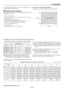 Page 23E-23
Lens Unit which can be used on this equipment as standard condition.
This section describes how to set up your projector and how to
connect video and audio sources.
2 Setting Up Your Projector
Your Projector is simple to set up and use. But before you get
started, you must first:
1. Determine the image size
2. Set up a screen or select a non-glossy white wall onto which you can
project your image.
3. Install the optional lens to the projector.
NOTE: The lens must be installed by service personnel...