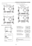 Page 40E-40
1-2. Frame Adjustment (HIGHlite14000HD)
• Tilt Angle Adjustment
Knurled knobs (A, B on the
picture at the left) are turned
to the same direction. (note 1)
• Roll Angle Adjustment
Knurled knobs (B, C on the
picture at the left) are turned
to the same direction. (note 1)
• PAN Angle Adjustment
Knurled knob (S) (Enlarged
picture at the left) is turned.
Knurled knob(S)Knurled knob
Enlarged
Screen
Screen
Screen
note 1: when Knurled knobs at two locations are turned, the same charge shouldbe turned.
1-3....