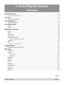 Page 43Rev B   July 2011  Page 4.1
4. Controlling the projector
Contents
Adjusting the lens........................................................................\
.......................................................3.3
Example - Lens Shift control: ........................................................................\
.....................................3.3
Overview ........................................................................\...
