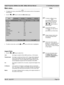 Page 51Rev B   July 2011 Page 4.9
Digital Projection HIGHlite Cine 260, 1080p 330 User Manual 4. Controlling the projector
Notes
 To select a different menu, 
press MENU  once or 
twice, so that no items are 
highlighted, then use the  
 and  keys to select a 
different page.
 To exit from the menus 
completely, you may need to 
press 
 up to three times.
 Image changes made using 
the menus will take effect 
immediately.
 Some menu items may be 
greyed out - unavailable due to 
the effect of settings made in...