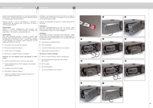 Page 61
italianonorsk
61

SOSTITUZIONE DELLE LAMPADELAMPEBYTTE
AB
IH
FE
DC
G
POWER
STATUS
POWER
STATUS
POWER
STATUS
POWER
STATUS
POWER
STATUS
POWER
STATUSPOWER
STATUS
POWER
STATUS
POWER
STATUS
POWER
STATUS
D
Quando la durata della lampada termina, l’indicatore sul tastierino diventa rosso. Sostituire le lampade scadute. Sostituirle sempre con lampade uguali per tipo e potenza.
Staccare  sempre  il  cavo  di  alimentazione  e  attendere  il raffreddamento  del  proiettore  (60  minuti)  prima  di  aprire  il...