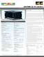 Page 1Specifications subject to change without notice   DP V1.0 02/09  ©2009 Digital Projection, Inc.™DLP, Digital Light Processing and DMD are trademarks of Texas Instruments, Inc.
LIGHTNING 3D Pro Series II
LIGHTNING 40-1080p 3D • LIGHTNING 40-1080p 3D Ultra Contrast
Overview
PERFORMANCE SPECIFICATIONS
Brightness (±10%)40-1080p 3D:  20,000 ANSI Lumens40-1080p 3D Ultra Contrast:  8,000 ANSI Lumens
Contrast Ratio (±10%)40-1080p 3D:  2000:140-1080p 3D Ultra Contrast:  4000:1
Display Type3 x .95” Dark Chip-4...