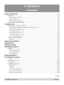 Page 23105-453B January 2007  Page 2.1
2. Installation
Contents
Screen requirements ......................................................................................................................... 2.3
Aspect ratio ...................................................................................................................................... 2.3
Fitting the image to the DMD ............................................................................................................. 2.3
Diagonal...