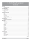 Page 39
Rev A May 2010  Page 4.1
4. Controlling the projector
Contents
Overview ...............................................................................................................................................4.3
Controlling the projector.....................................................................................................................4.3
The control panel...