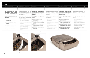 Page 2020
A
B
DC
COPERCHIO PER 
MONTAGGIO A SOFFITTO
Il coperchio cavi ausiliario può essere
montato sul proiettore per nascondere i
cavi di interfaccia e il cavo di
alimentazione quando lunità viene
montata a soffitto.
Prima di montare il coperchio cavi sul
proiettore, collegare tutti i cavi e fissarli
in sede.
AAllentare i piedini di regolazione 
posteriori svitandoli.
BAllineare i ganci verticali sul coperchio 
rispetto alla disposizione delle guide 
sulla parte posteriore del proiettore.
CFar scattare il...