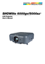 Page 1SHOWlite 6000gv/5000sx
+
LCD Projector
User’s Manual 