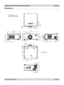 Page 75
Rev B December 2010 Page 6.7
Digital Projection M-Vision Cine LED User Manual 6. Appendix

Dimensions
All dimensions in mm 
unless otherwise stated 