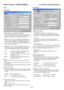 Page 81
Digital Projection MERCURY 5000gv	8. Using the On-Screen Menus 
Setup 
Setup Page 1 
Selecting Projector Orientation [Orientation] This reorients your image for your type of projection. The 
options are: desktop front projection, ceiling rear projection, 
desktop rear projection, and ceiling front projection. 
Selecting a Color or Logo for Background [Background] Use this feature to display a blue/ black screen or logo 
when no signal is available. The default background is 
"Blue". You can...