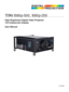 Page 1TITAN 1080p-500, 1080p-250
High Brightness Digital Video Projector
16:9 widescreen display
User Manual
107-280A 