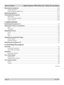 Page 12Page xii July 2007
Table of Contents  Digital Projection TITAN 1080p-500, 1080p-250 User Manual
continued
Mounting the projector .................................................................................................................... 2.15
Chassis adjustment ......................................................................................................................... 2.15
Fitting the optional rigging...