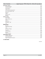 Page 14Page xiv July 2007
Table of Contents  Digital Projection TITAN 1080p-500, 1080p-250 User Manual
continued
Geometry menu ................................................................................................................................. 4.24
Horizontal Position .......................................................................................................................... 4.24
Vertical Position...