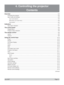 Page 47July 2007  Page 4.1
4. Controlling the projector
Contents
Overview ............................................................................................................................................... 4.4
Controlling the projector..................................................................................................................... 4.4
Input modes and settings ................................................................................................................... 4.5...