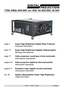 Page 1
Rev B    01/2007    page 1
TITAN 1080p 500/250, sx+-500, HD 500/250, XG 500
105-924B
page 3Super High Brightness Digital Video Projector
Important Information
seite 10 Super High Brightness Digit aler Videoprojektor
Wichtige Informationen
page 17 Vidéo projecteur numérique à forte luminosité
Informations import antes
página 24 Vídeo-proyector digital de alta luminosidad
Información import ante
pagina 31 Proiettore video digitale ad alta luminosità
Informazioni import anti
sid. 38 Digital videoprojektor...