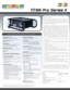 Page 1Specifications subject to change without notice   DP V2.0 06/07  ©2007 Digital Projection, Inc.
™DLP, Digital Light Processing and DMD are trademarks of Texas Instruments, Inc.
INPUT CAPABILITIES
TITAN Pro Series II
Over view
PERFORMANCE SPECIFICATIONS
Brightness (±10%)1080p-500: 5,500 ANSI Lumens
1080p-600: 10,000 ANSI Lumens
Contrast Ratio (±10%)
2000:1
Display Type3 x .95” Dark Metal 1080p DMD™ with 
Fast Transit Pixels for smooth 
greyscale and improved contrast
DMD Specification1920 x 1080 pixels...