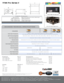 Page 2Projector Dimensions
TITAN 1080p-700 side panel
1 Based on 4-6 hour/day operational profile.  Venue and application conditions may impact actual lamp life.
  See Digital Projection’s Product Warranty Statement for details on lamp warranty.
  Installations requiring horizontal or vertical tilt orientations greater than 15 degrees may reduce the     
  actual operational hours of one of the two lamps.
Lenses    HB Part #0.67:1  105-607 
1.12:1   105-608 
1.12:1 (short)    105-609
1.39 - 1.87:1    105-610...