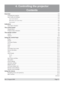 Page 47
Rev C August 2009  Page 4.1
4. Controlling the projector
Contents
Overview ...............................................................................................................................................4.4
Controlling the projector.....................................................................................................................4.4
Input modes and settings...