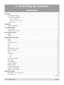 Page 45
Rev C August 2009  Page 4.1
4. Controlling the projector
Contents
Overview ...............................................................................................................................................4.4
Controlling the projector.....................................................................................................................4.4
Input modes and settings...