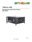 Page 1Rev B     02/2007
TITAN sx+-500
High Brightness Digital Video Projector
User Manual
105-947B 