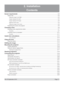 Page 25
Rev B September 2010 Page 2.1
2. Installation
Contents
Screen requirements .........................................................................................................................2.2
Aspect ratio ......................................................................................................................................2.2
Fitting the image to the DMD .............................................................................................................2.2
Images...