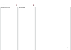 Page 8787
italianonorskDATI TECNICITEKNISKE DATA
DIMENSIONI DELLO SC\MHERMOSKJERMSTØRRELSER           