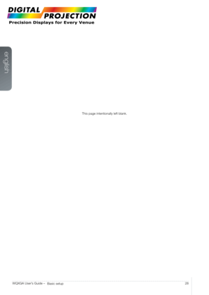 Page 28english
28
WQXGA User’s Guide – 
Basic setupThis page intentionally left blank.   