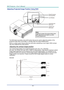 Page 27— 18 — 
Adjusting Projected Image Position Using Shift 
 
The Shift feature provides a lens shift function that can be used to adjust the position of the 
projected image either horizontally or vertically within the range detailed below. 
Shift is a unique system that provides lens shift while maintaining a much higher ANSI contrast 
ratio than traditional lens shift systems. 
Adjusting the vertical image position 
The vertical image height can be adjusted between 55% and -15% ( WUXGA),  
50% and -10%...