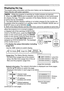 Page 2323
Status  Monitor  
When the projector is in a normal condition, 
or displays one of the warnings of AIR FLOW, 
COLD or FILTER errors, press the FUNCTION 
button on the control panel, press the ENTER 
button on the remote control for three seconds 
or press one of the MY BUTTON buttons if 
assigned as STATUS MONITOR. The backlight 
of the monitor turns on.
  To display the setup information including 
usage time
Use the ◄/► buttons to switch display. 
     
  
Usage time: The Status Monitor displays...