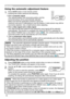 Page 3232
Operating
1.Press POSITION button on the remote control when no menu is indicated. 
The “POSITION” indication will appear on the screen.
Adjusting the position
2.Use the ▲/▼/◄/► cursor buttons to adjust the picture 
position.
When you want to reset the operation, press  RESET 
button on the remote control during the operation.
To complete this operation, press  POSITION button again. Even if you do not do 
anything, the dialog will automatically disappear after a few seconds.
1.Press AUTO button on...