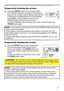 Page 3737
Operating
1.Press the SHADE button on the control panel.
The mechanical lens shade closes and the 
screen turns to black. The SHADE indicator on 
the projector blinks in yellow while the shade is 
closed.  
To open the shade and restore the screen, press 
the SHADE button again.
Temporarily shading the screen
• The projector will turn off automatically when the time set up by the 
SHADE TIMER passes 
(70).
• When turning off the power by the normal procedure, the lens shade opens 
automatically. If...