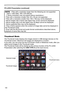 Page 100100
Presentation tools
• Files with a resolution larger than the following are not supported. 
   1920 x 1200  (Still), 768 x 576 (Movie)
(* Some computers may not support above resolutions.)
• Files with a resolution smaller than 36 x 36 are not supported.
• Files with a resolution smaller than 100 x 100 may not be displayed.
• Movie images with a frame rate higher than 15 fps cannot be displayed.
• Movie images with a bit rate higher than 20 Mbps cannot be displayed.
• Some supported files may not be...