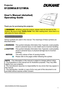 Page 11
Projector
8120WIA/8121WIA
User's Manual (detailed)  
Operating Guide
Thank you for purchasing this projector.►Before using this product, please read all manuals for this 
product. Be sure to read “Safety Guide” first. After reading them, store them in a 
safe place for future reference. WARNING
• The information in this manual is subject to change without notice.
• The illustrations in this manual are for illustrative purposes. They may differ 
slightly from your projector.
• The manufacturer...