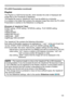 Page 125125
Presentation tools
PC-LESS Presentation (continued)
Playlist
The Playlist is a DOS format text file, which decides the order of displayed still 
image files in the Thumbnail or Slideshow.
The playlist file name is “playlist.txt” and it can be edited on a computer.  
It is created in the folder that contains the selected image files when the PC-LESS 
Presentation is started or the Slideshow is configured.
[Example of “playlist.txt” files] 
START setting : STOP setting : INTERVAL setting : PLAY MODE...
