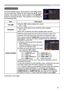 Page 6161
AUDIO menu
AUDIO menu
From the AUDIO menu, items shown in the table below 
can be performed. Select an item using the ▲/▼ cursor 
buttons, and press the ► cursor button or the ENTER 
button to execute the item. Then perform it according to 
the following table.
ItemDescription
VOLUME Using the ◄/► buttons adjusts the volume.
Low  ó High
SPEAKER Using the ▲/▼ buttons turns on/off the built-in speaker.
ON  ó OFF
When OFF is selected, the built-in speaker does not work.
AUDIO SOURCE While the image...